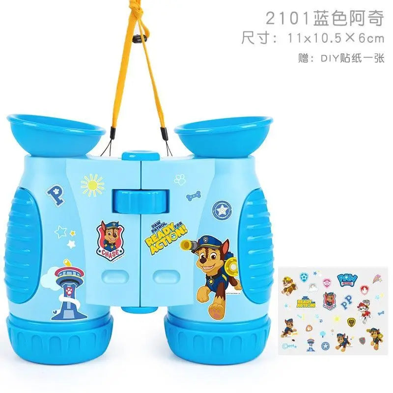 New cute and creative cartoon pattern lightweight portable high-definition binoculars toy for boys and girls of the Paw Team