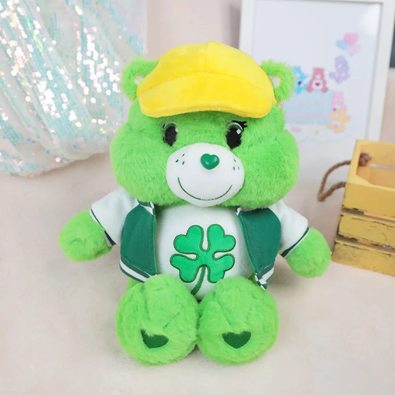 33cm Baseball Plush Toys Care Bears Cartoon Plush Toys Lovely stuffed Dolls Sleeping Bear Plush Toys Home Decoration Pillow
