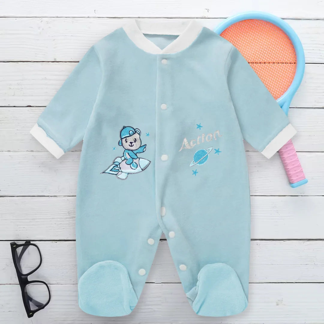 Baby Girl Clothes For Baby Clothes 0 To 12 Months Boys Clothing Newborn Baby Things Bodysuits One-pieces Cartoon Fleece Pajamas