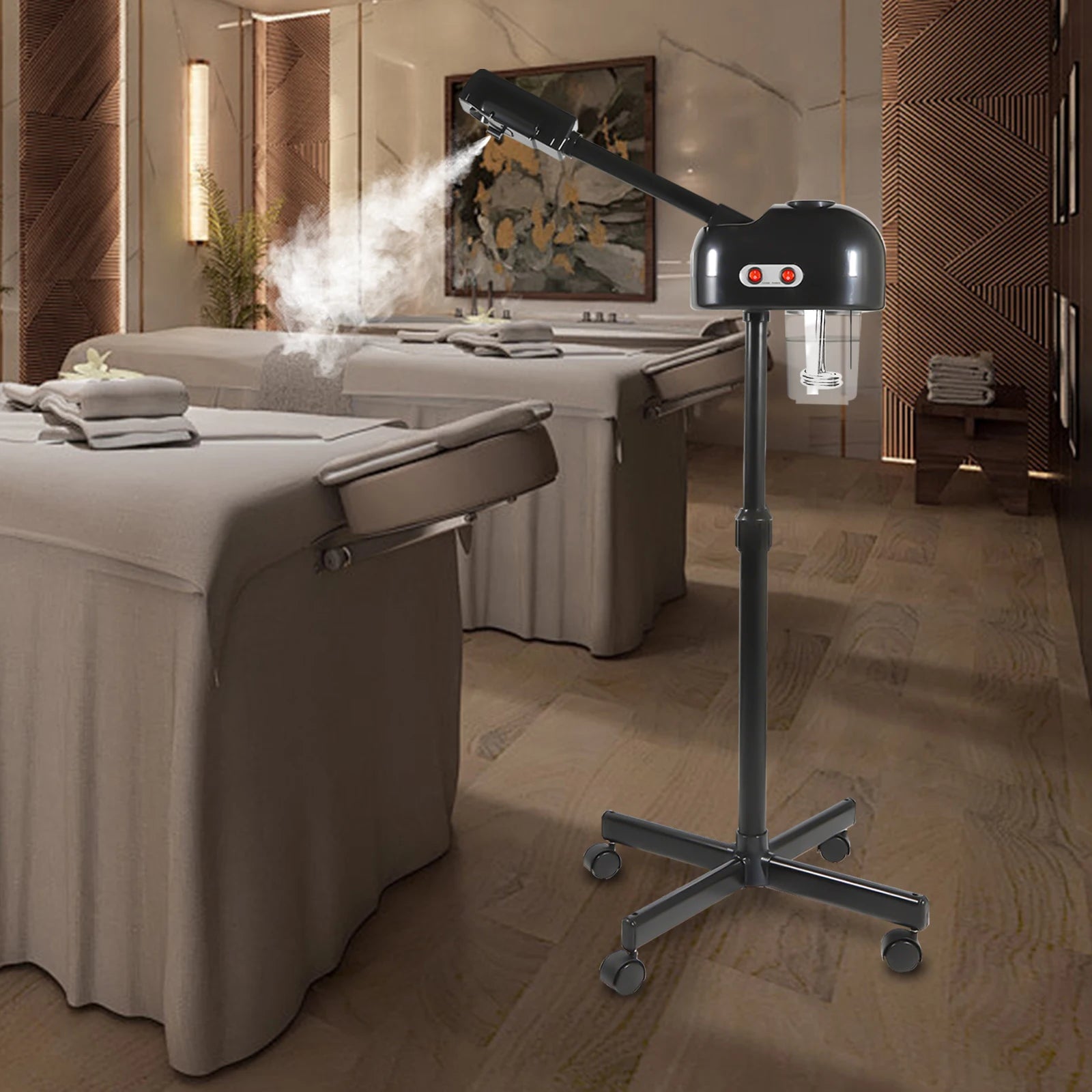 800W Facial Steamer Steam Height Adjustable Facial Sauna, SPA Facial Treatment Sprayer, Humidifier Ozone Steamer 750 ml