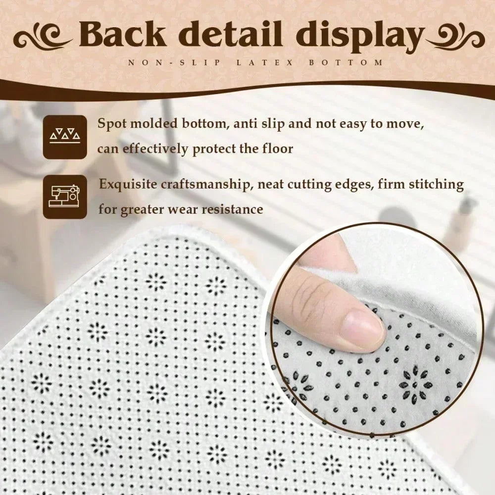 Christmas Gnome Pattern Door Mat Soft Carpet  Living Room Kitchen Bedroom Bathroom Laundry Room Christmas Christmas Home Decor