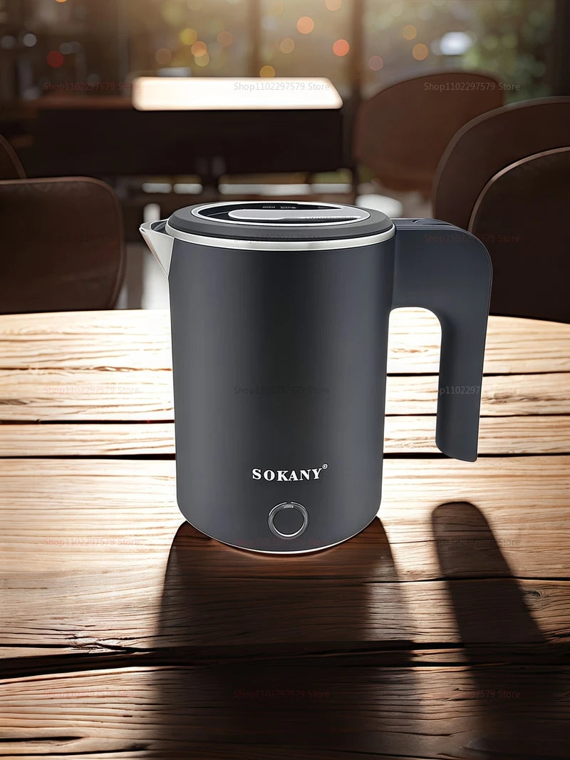 Portable Electric Kettle 600W 500ML Stainless Steel Water Boiling Pot for Home Office Travel Electric Kettle Kitchen Appliance