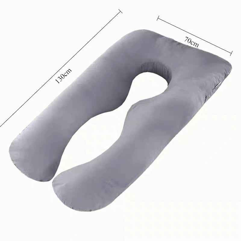Pregnancy Pillow Back Support Pillow for Pregnant Women Multi-functional U-shape Pillow Full Body Pillow Bedding Long Pillow