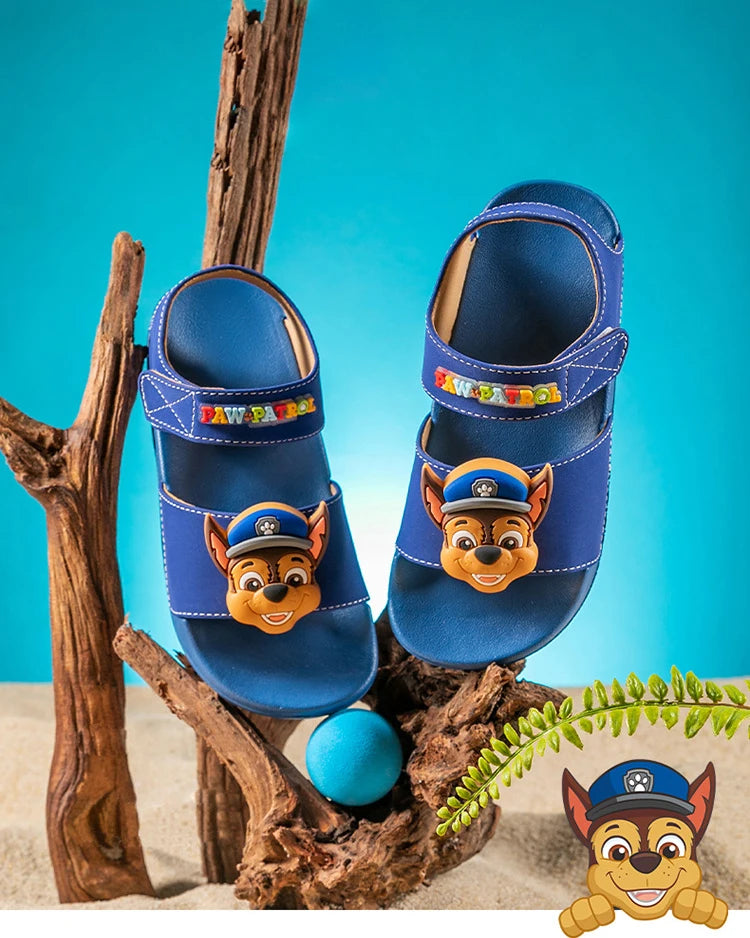PAW PATROL Children's Sandals Outdoor Comfortable Non-slip Breathable Sandals Heel Strap Shoes for Boys And Girls