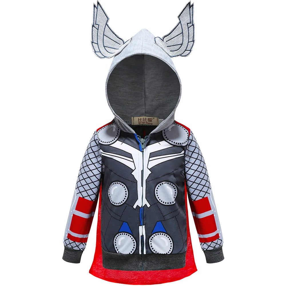 Manteau Marvel Iron Man Spiderman Captain América  Pintemps/Automne