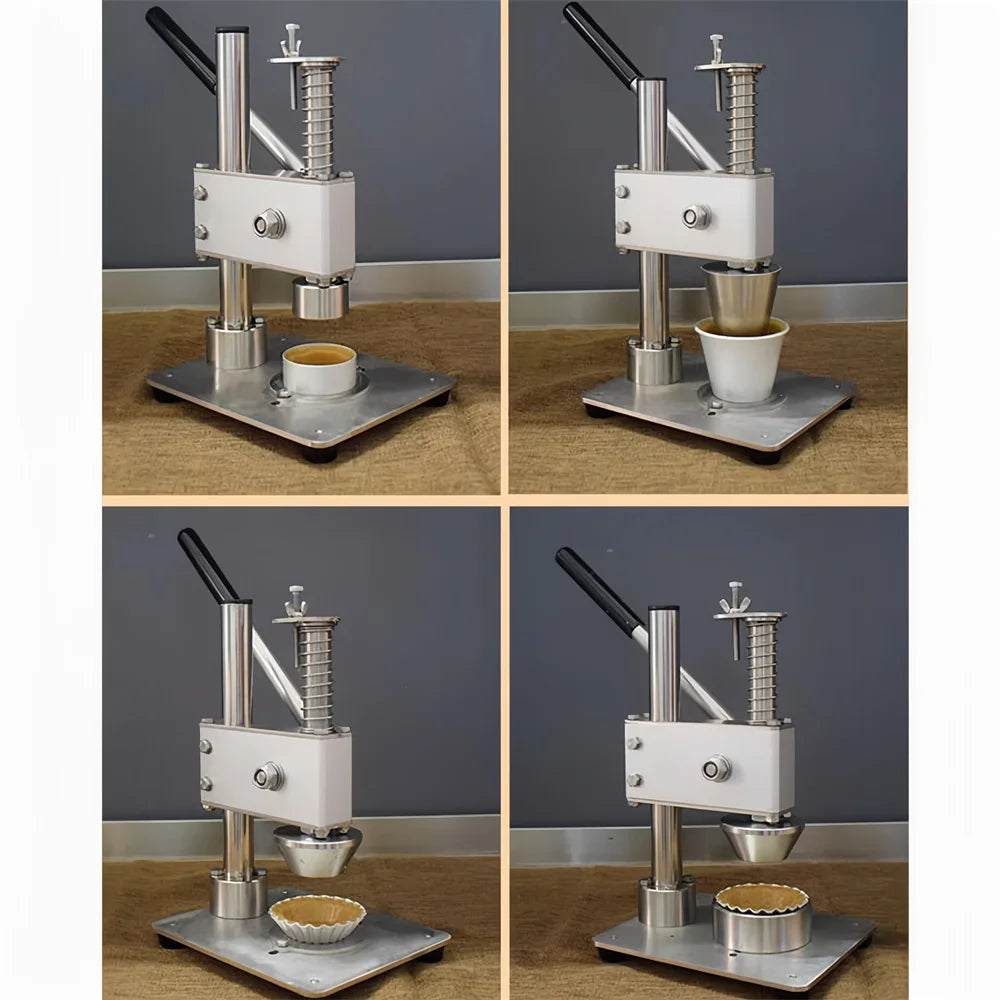 Stainless Steel Non-Stick Cupcake Mold Multiple Size Baking Mould Pastry Tool Commercial Manual Egg Tart Shape Machine