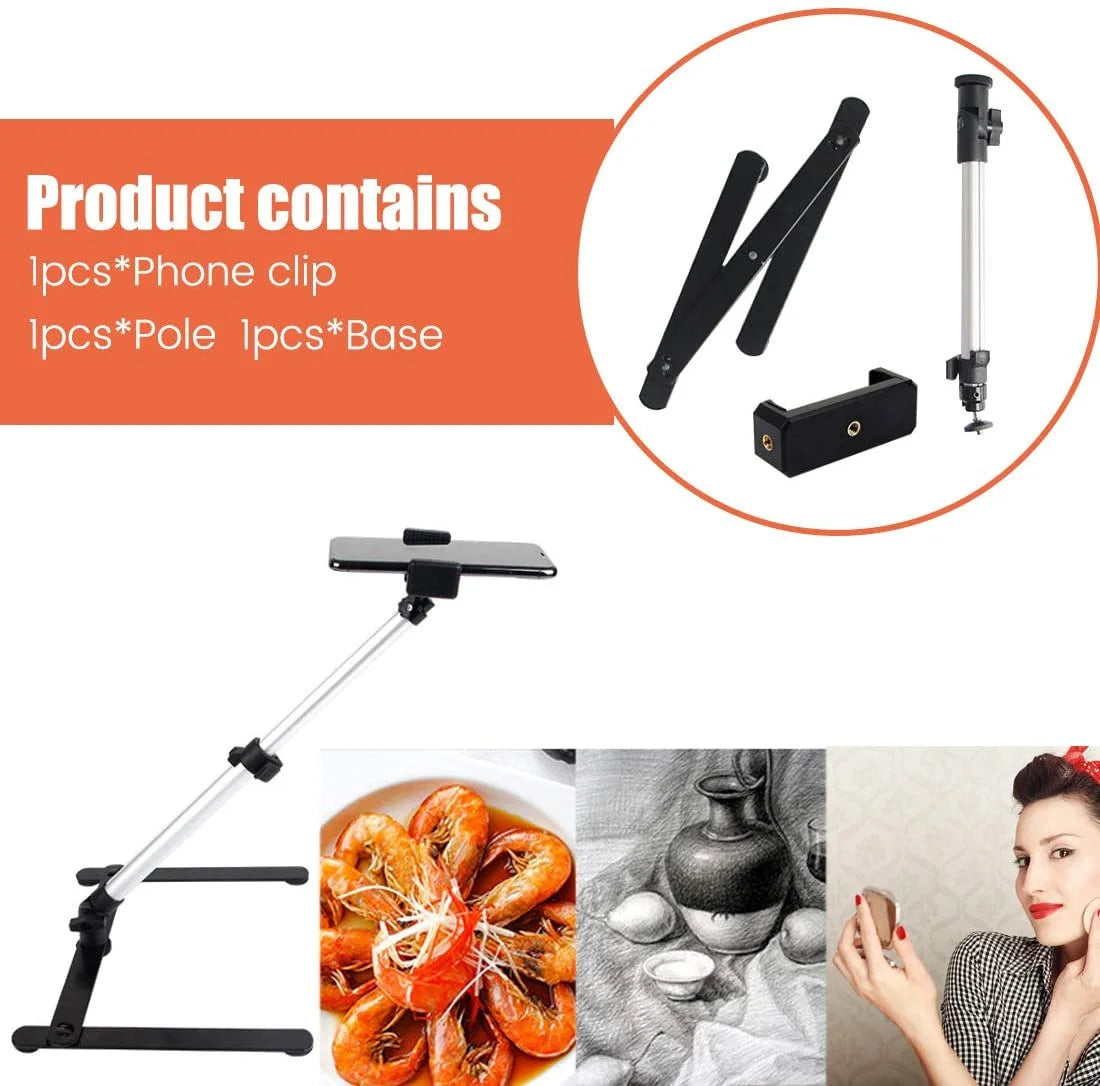 Video Youtube Fill Ring Light Lamp Live COOK 26CM Photography Lighting Phone Ringlight Tripod Stand Photo Led Selfie Remote