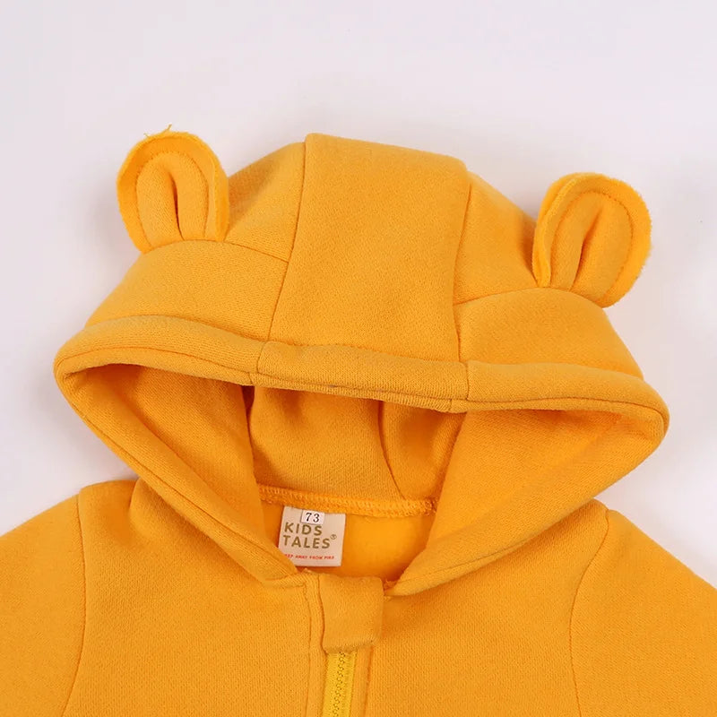 2025 autumn and winter new animal shaped thick jumpsuit baby clothes newborn leg hugging crawling clothes