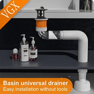 VGX Automatic Cup Washer Rinser Glass Cup Washer Bar Beer Milk Tea Cup Cleaner Faucet Stainless Steel 304 Kitchen Accessories