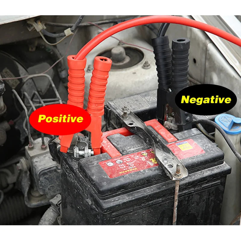 4/4.5/6M 2000/3000AMP Car Emergency Power Start Cables Power Relay Alligator Clamp Ignition Battery Jump Cable