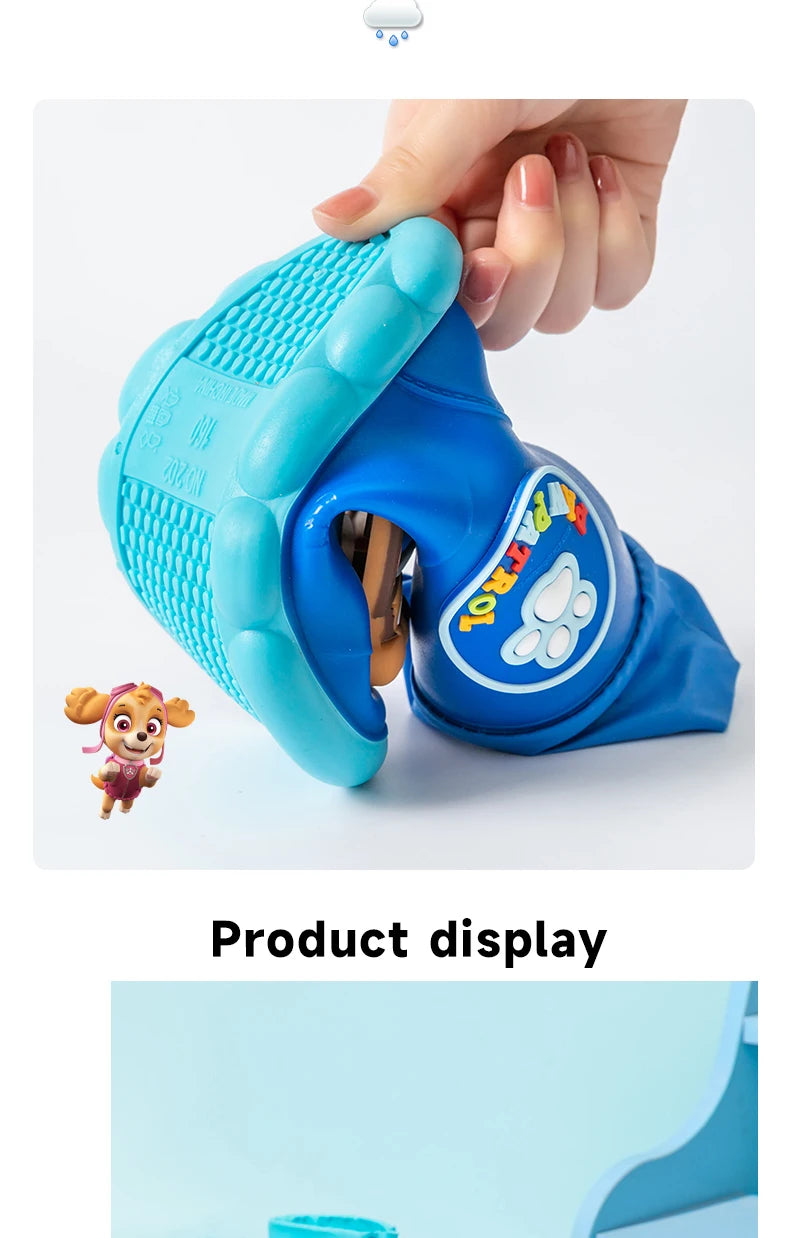PAW PATROL Pvc Waterproof Rain Boots For Baby Boys And Girls Kid's Outdoor Comfortable Casual Shoes