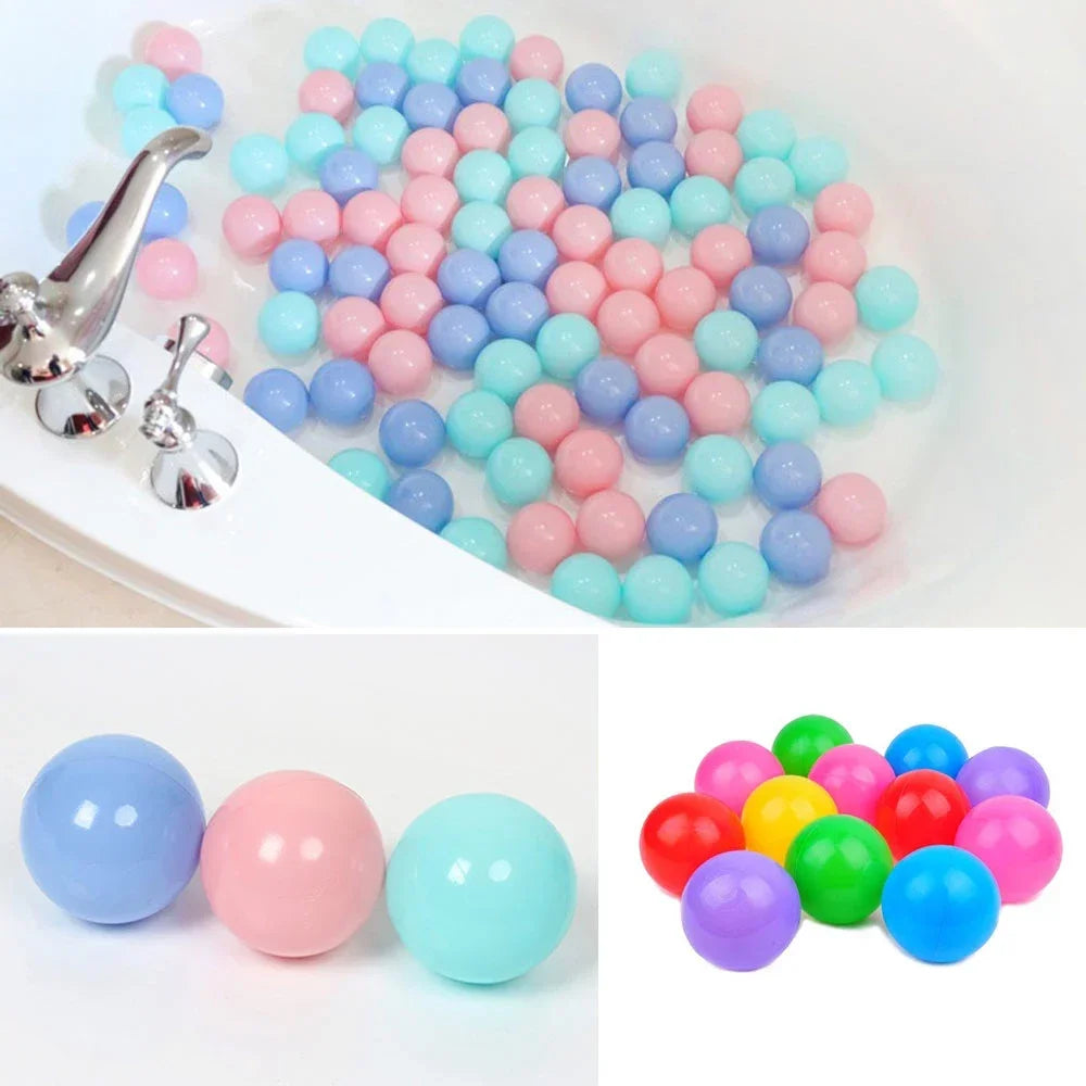 Eco-Friendly Colorful Ball Soft Plastic Pool Ball Funny Baby Kid Swim Pit Toy Thicken Balls Play House Outdoors Tents Kids Toys