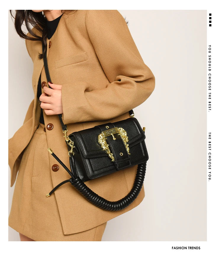 Premium Designer Women's Messenger Bag - Genuine Leather Tote Handbag For Daily Use & Special Occasions