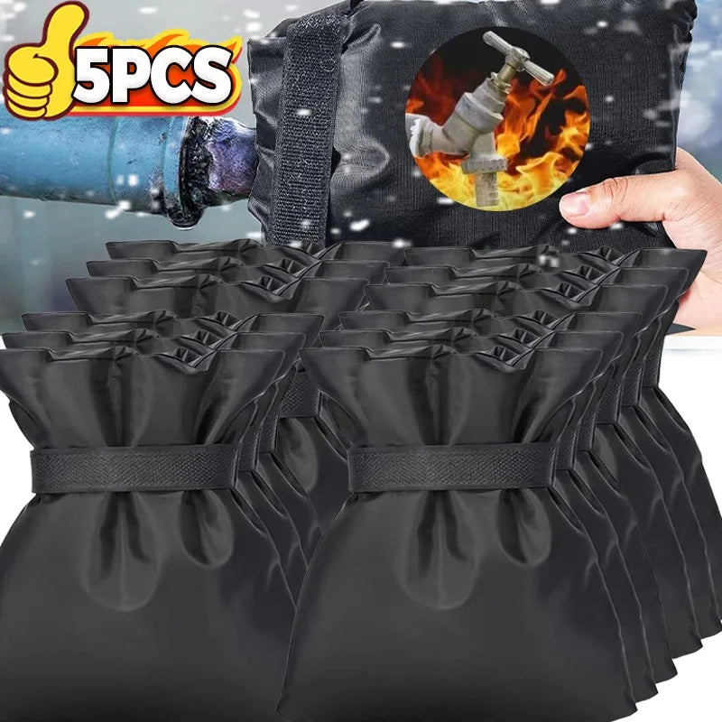 Outdoor Faucet Cover Thickened Garden Faucet Socks Waterproof Anti-freeze Tap Protection Covers Reusable Insulated Spigot Cover