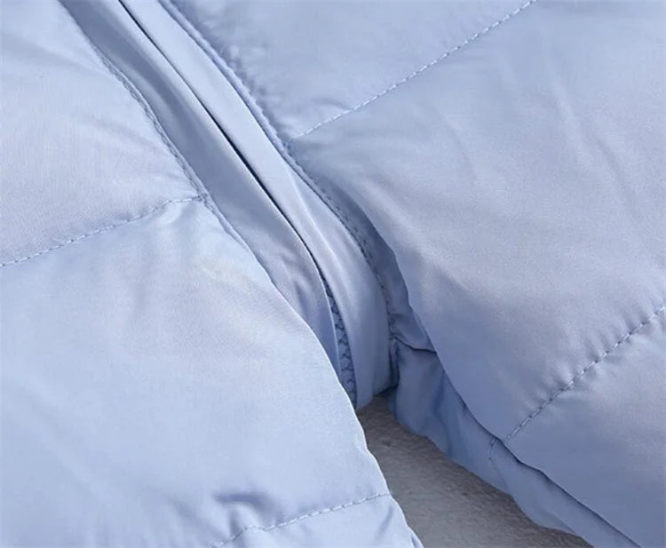 Lawadka 0-12M Winter Newborn Rompers Down Cotton Baby Girls Boys Romper Solid Infant Hooded Jumpsuit Snow Warm Thick Clothes