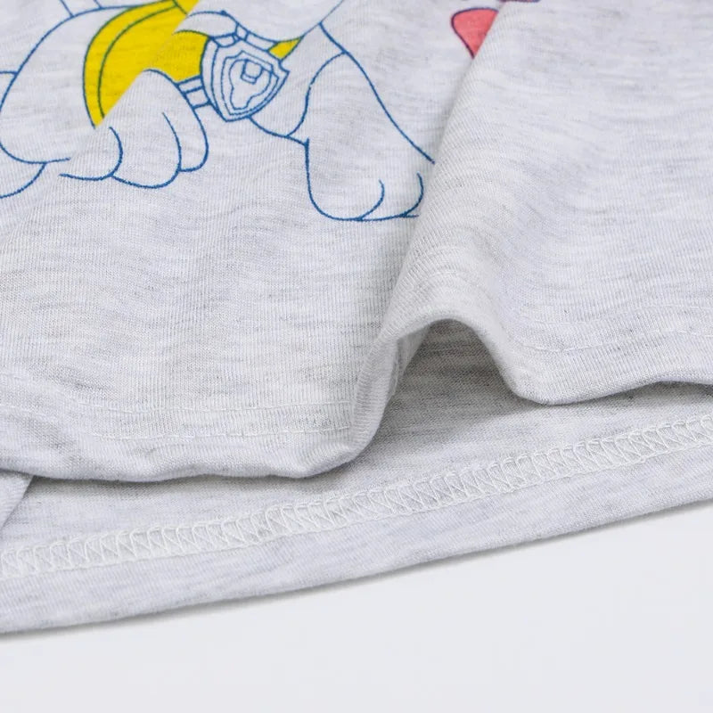 Paw Patrols Baby Pajamas Sets Children Summer Short Sleeve Skirt Pants Suit Kawaii Sleepwear Boys Girls Cosplay Nightgown Gift