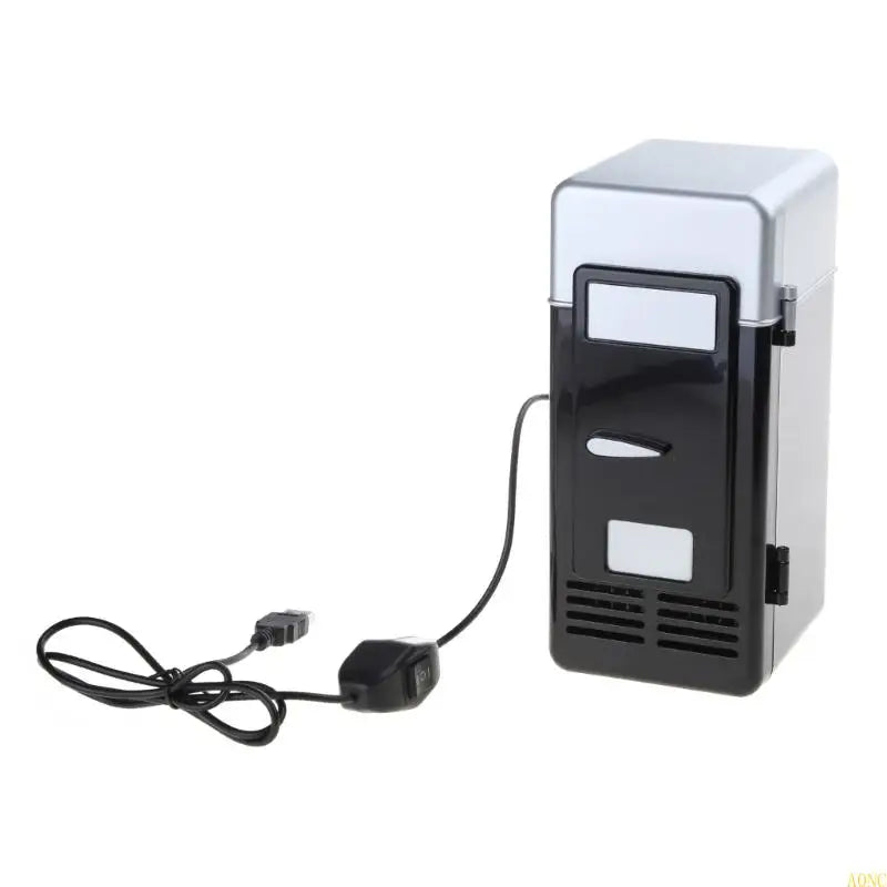 A0NC Mini Car Fridge Cool Heat Cooler And Warmer Box Home Office Car Freezer