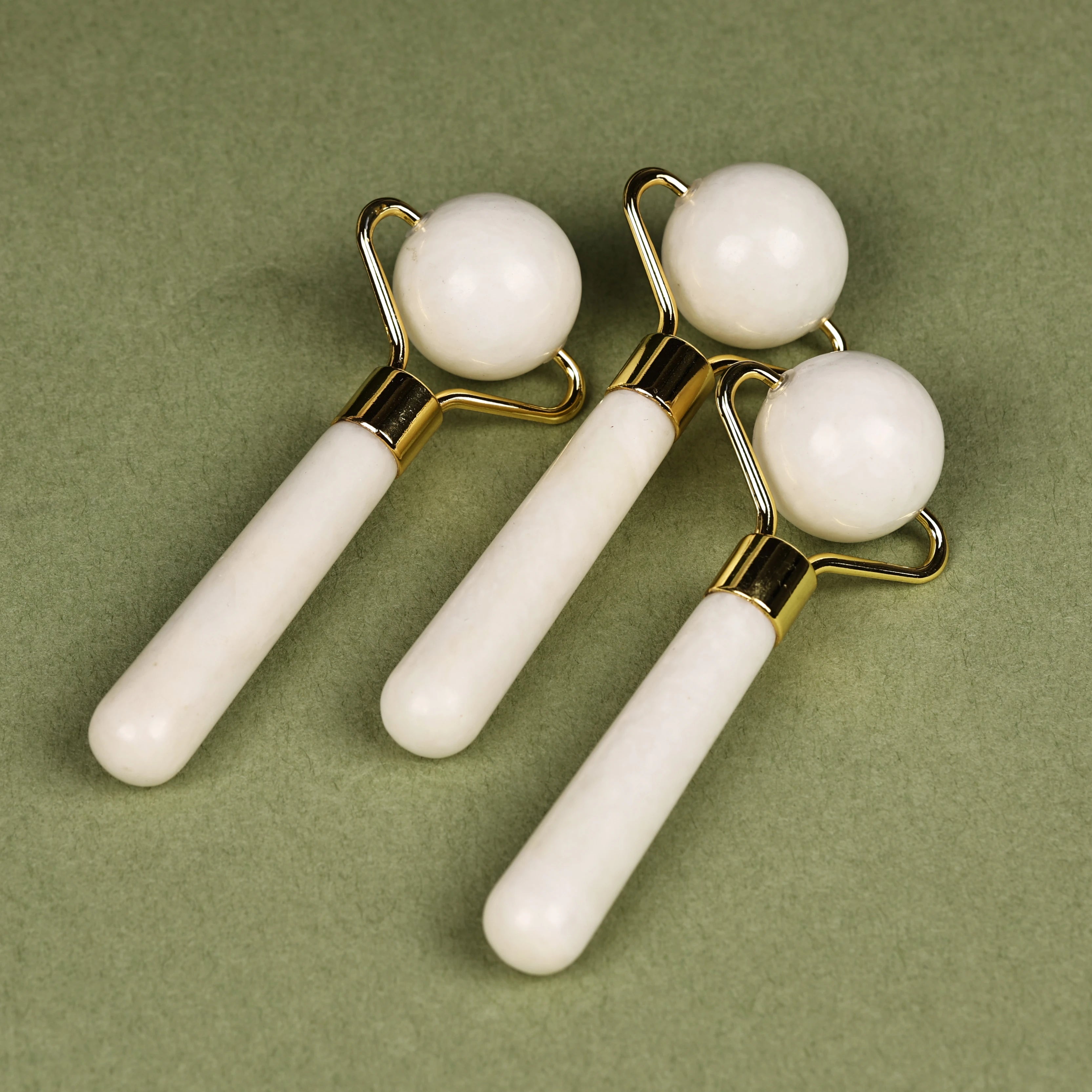 1PC Natural Jade Face Roller Massager Face Neck Body Eye Massage Anti Aging Wrinkles Beauty Slimming Therapy SPA Skincare Tool