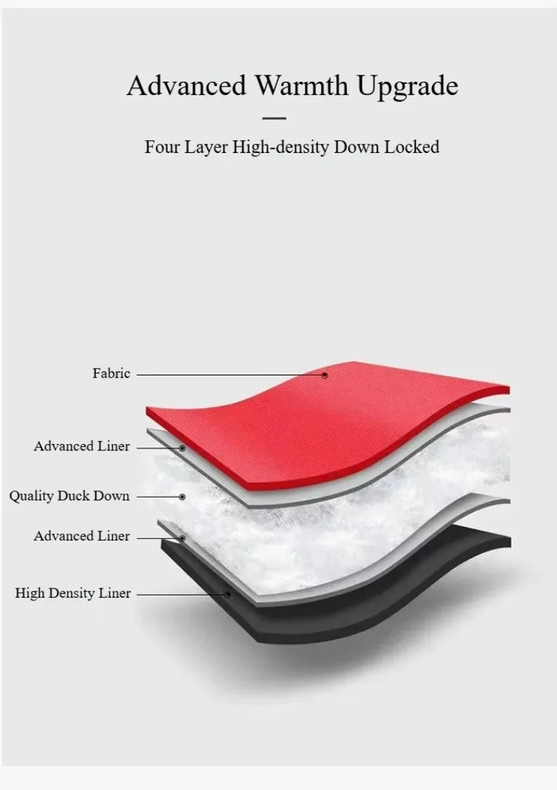 Doudoune Longue d'hiver doublé couple hiver