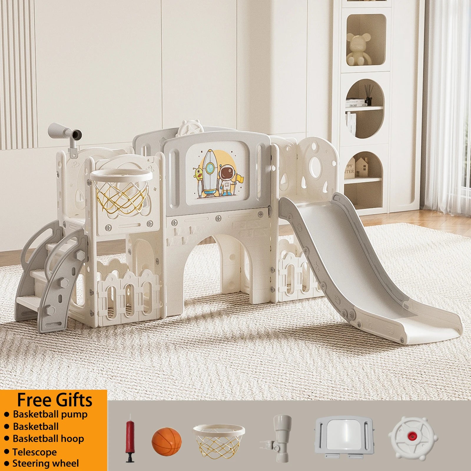 Indoor Slide Baby Slide Safe and Durable Cute Baby Furniture Baby Care Outdoor Storage Children Infant Family Mom Newborn Kid
