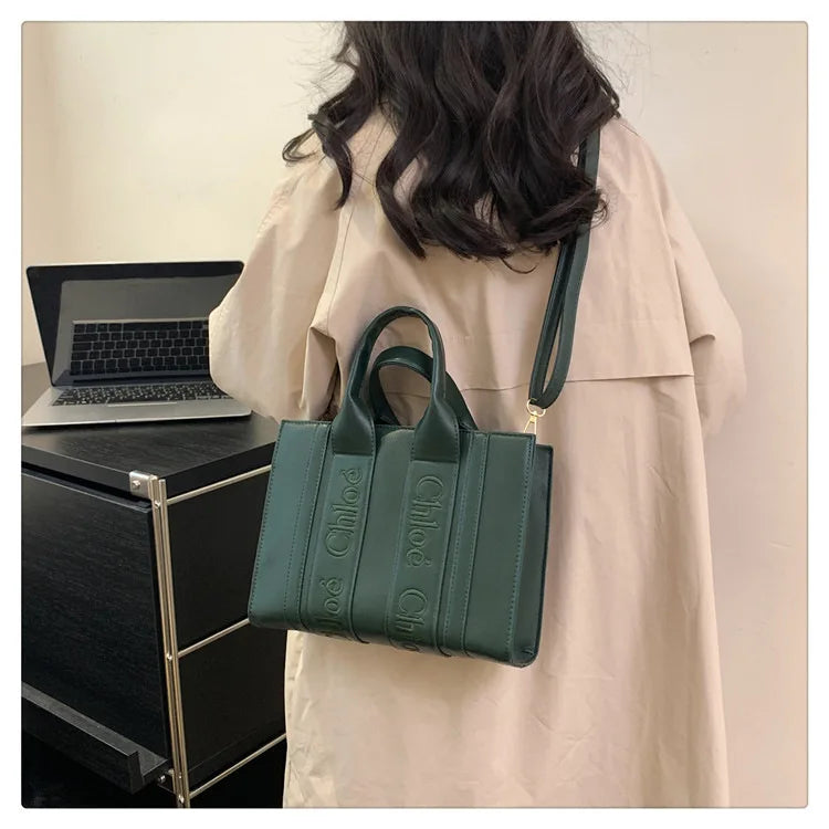 ‌2025 Fashion Embroidery Handbag - Adjustable Shoulder Tote, Crossbody Purse, Trendy & Practical, Perfect for Daily Outfits‌
