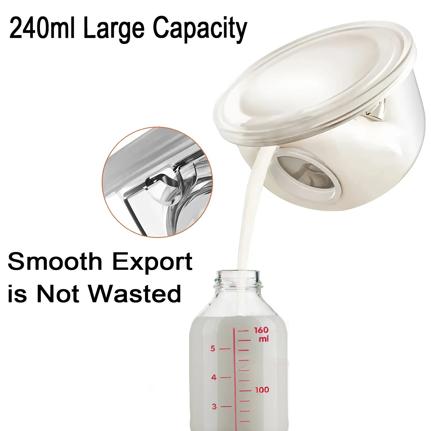 Electric Wearable Breast Pump - 9 Levels & 3 Modes, Hands-Free BPA-Free LCD Display, Painless Wireless Breastfeeding for Moms