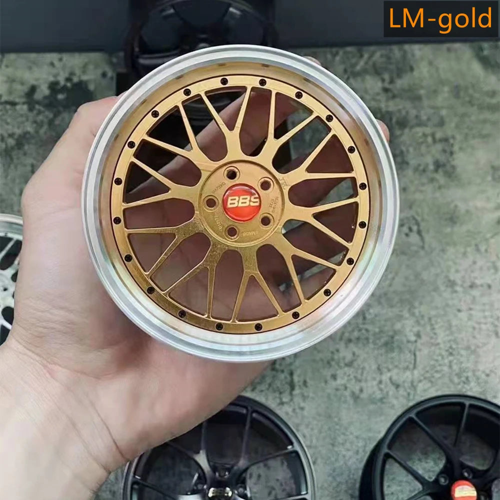 1/5 Car Model Metal Forged Assemble Refitting Wheel Hub  Creative Desktop Display  Personalized  Modification Toys Gift