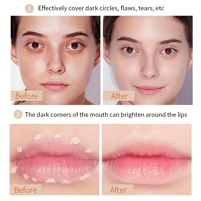 Correcteur imperméable à couverture complète - Cache les tatouages, les cicatrices et les imperfections, fond de teint mat naturel pour tous les tons de peau, longue durée