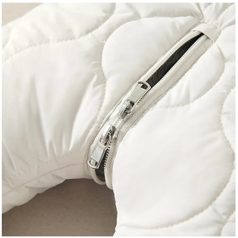 0-3Y Newborn Baby Bodysuit Children's Down Cotton Jacket Bear Ear Velvet Plush Jumpsuit Thick Rompers Baby Boys Girls Bodysuits