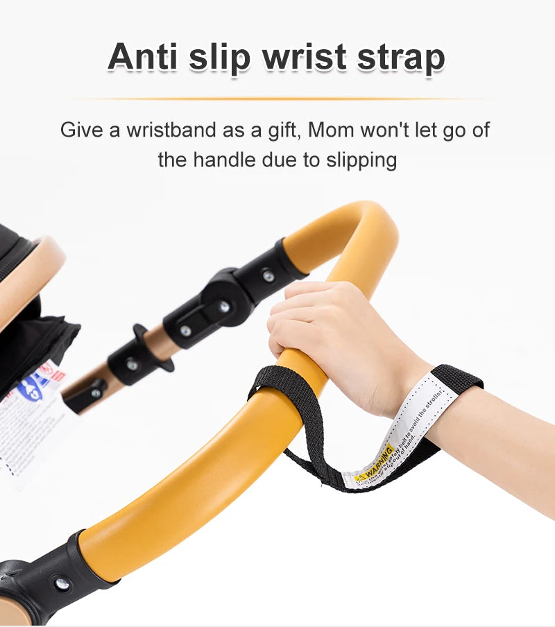 Poussette bébé 3-en-1 compacte, siège auto pour bébé, système de voyage portable pour bébé, poussette légère, poussette bidirectionnelle