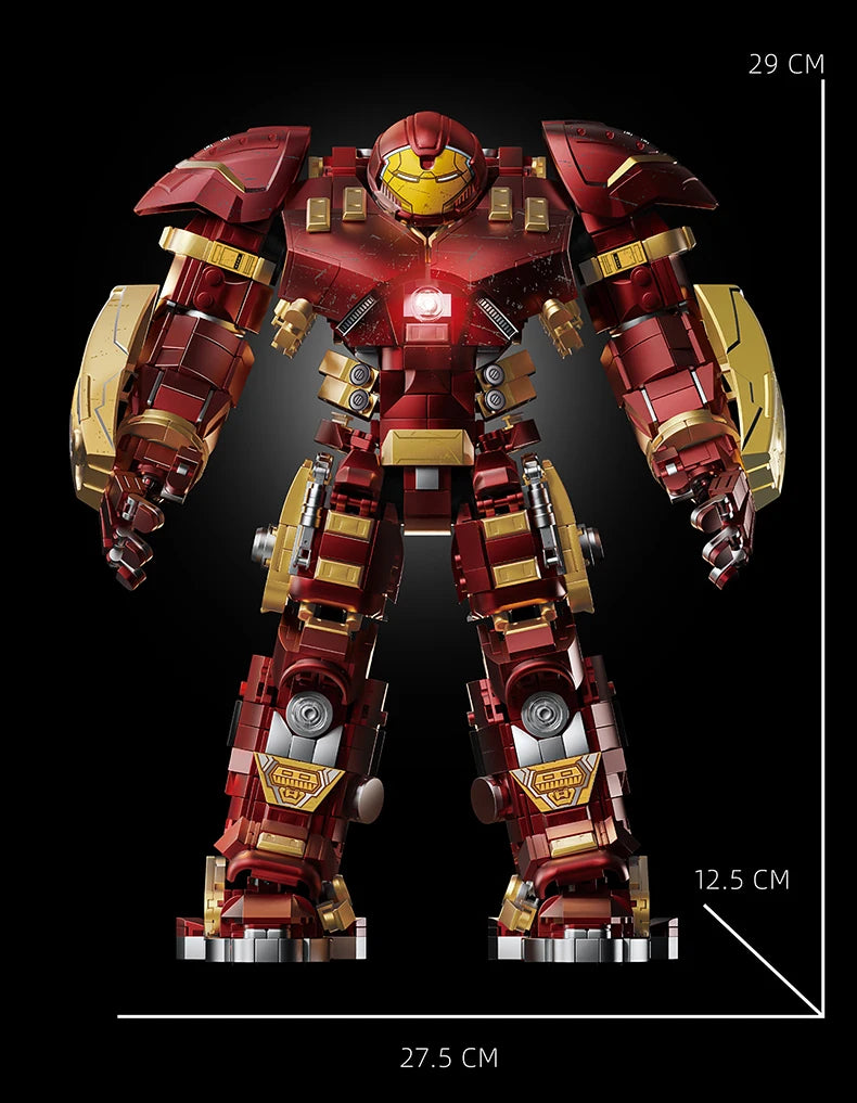Superheroes MOC Building Blocks 2600+Pcs Marvel Iron Man Bricks Set Room Ornament DIY Toys Christmas Gifts for Kids Boys Adult