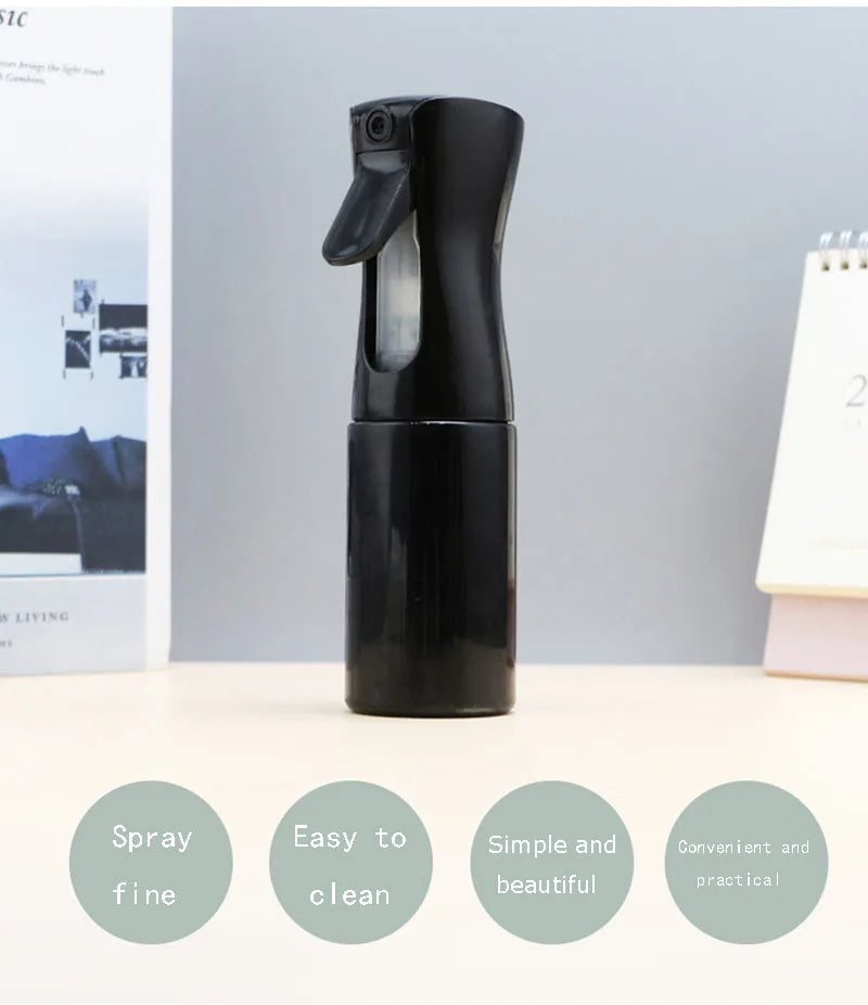 High Pressure Continuous Spray Bottle Hairdressing Hydrating Spray Bottle Press Mist Spray Bottle to Water Flowers