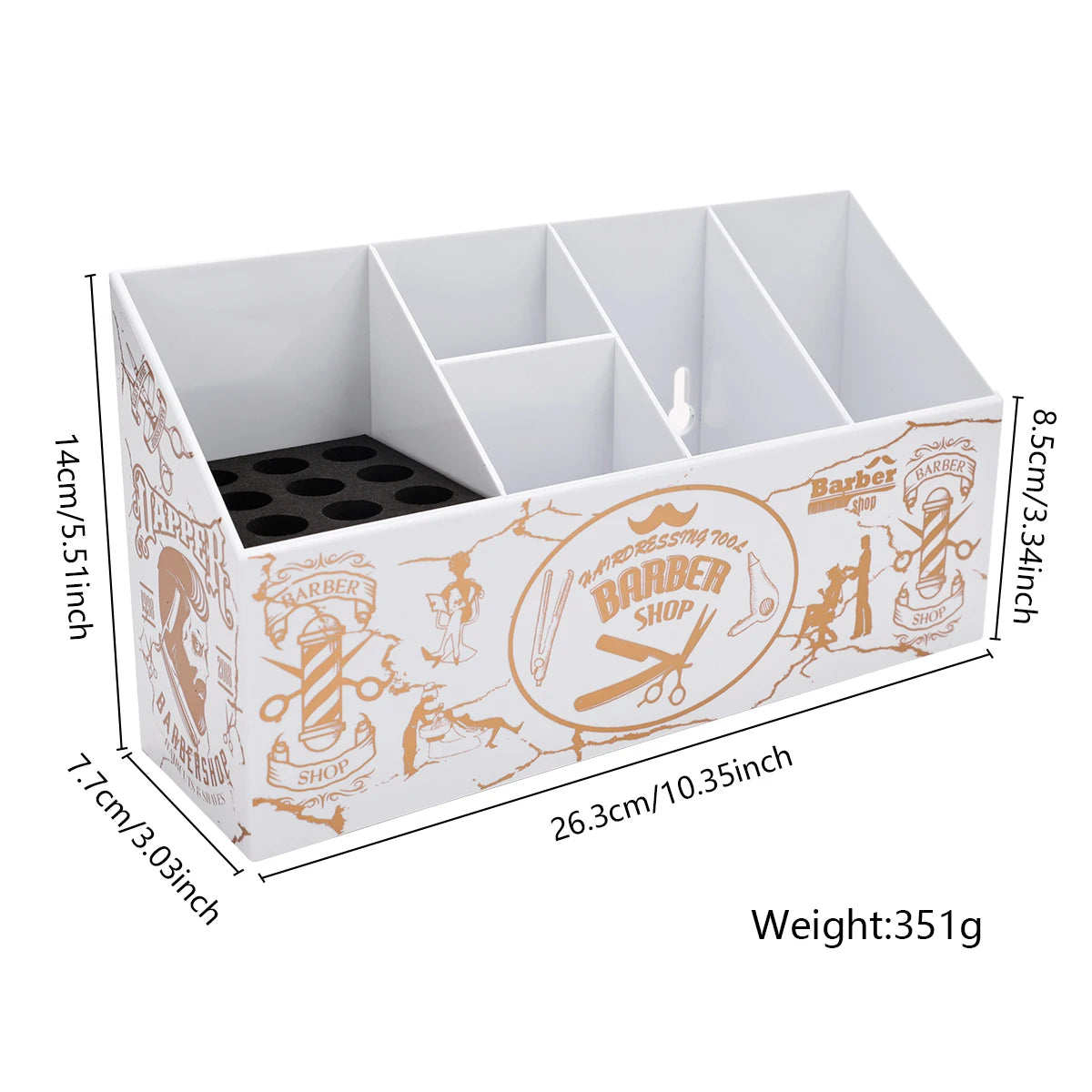 Support de coiffeur Antidérapant Porte-accessoires de coiffure