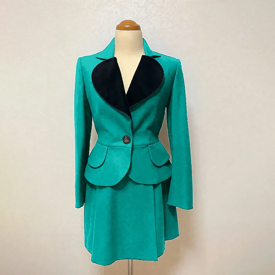 Costume 2 pièces personnalisé slim sweet