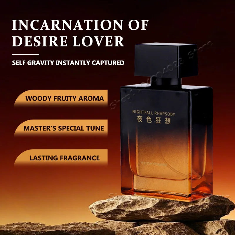 100ML Pheromone Men's Perfume High Quality Woody Scent Emits Charm Enhances Confidence Long-lasting Fragrance Cologne for Men