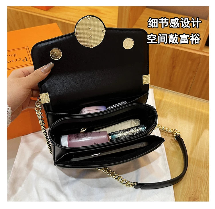 Leather Crossbody Bag Women's Shoulder Bag Messenger Bag Tote Bags Classic Elegant Luxury Brand
