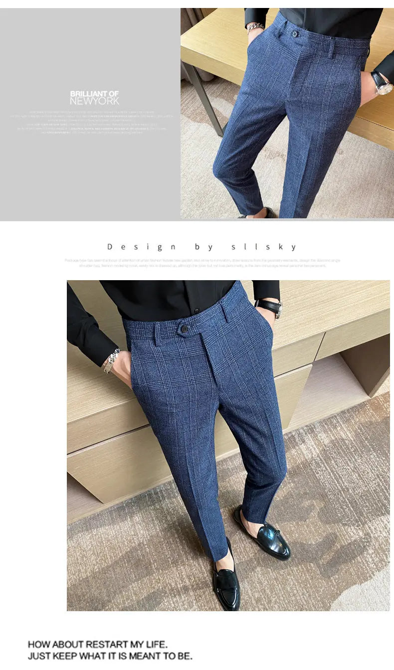 Pantalon a carreaux Printemps/Automne