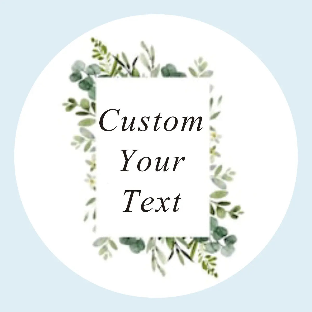 96 Pcs Personalized Round Circle Label Stickers Custom Name Date Thank You Stickers for Bridal Shower Party Favors