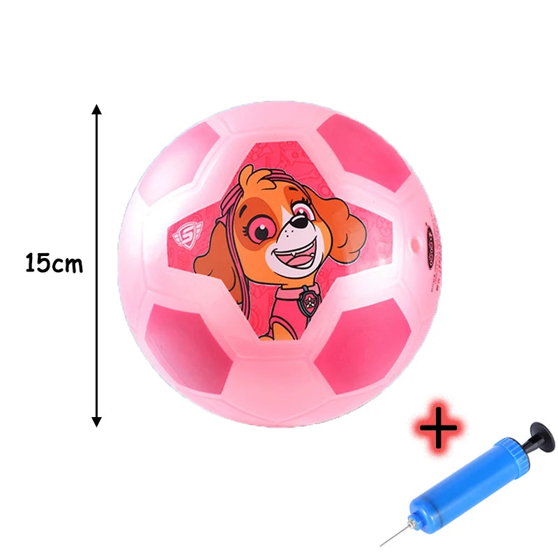 Paw Patrol Theme Cartoon Anime Football Kids Sport Training Outdoor Supplies Children's Rubber Ball Toys Birthday Gifts Fun Toys