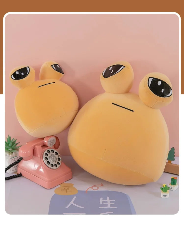 22/30/40/55cm My Pet Alien Pou Big Size Plush Toy Kawaii Alien Pet Dolls Cute Pou Stuffed Toys Soft Pillow Animal Gifts for Kids