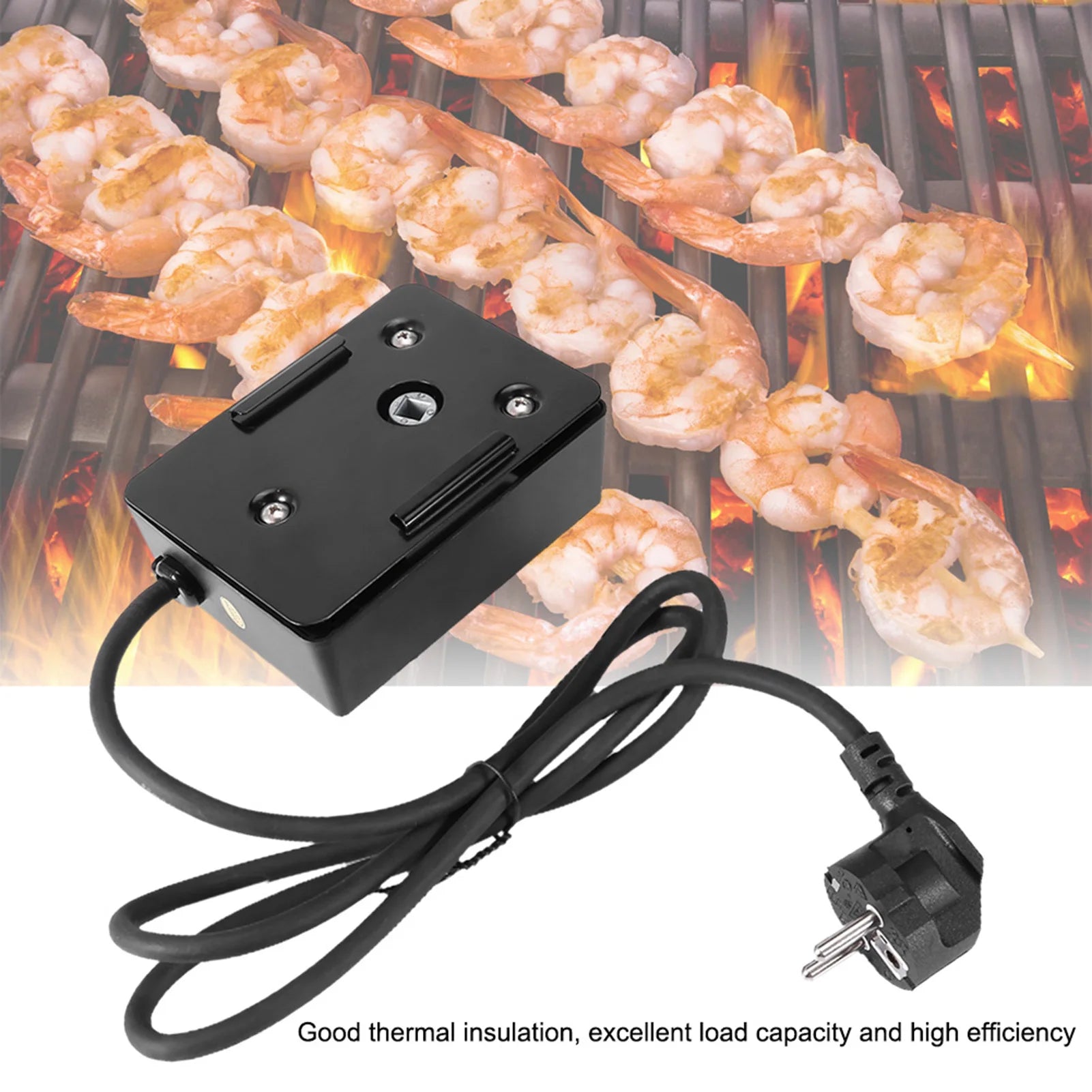 Barbecue Motor Barbecue Motor Rotator Electric BBQ Roast Rotisserie Grill Motor Rotator Barbecue Tool 220V EU Plug Grill Motor