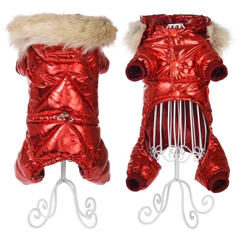 Dog Clothes for Small Medium Dogs Cat Thicken Fleece Warm Puppy Solid Jacket Coat Waterproof Yorkshire Pug Chihuahua Pet Outfits