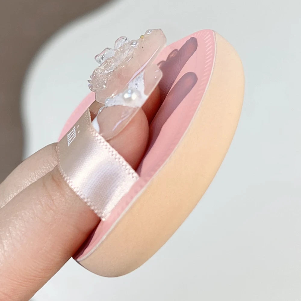 Coton doux Cosmétique Puff Sec Humide Utilisation Maquillage Éponge Coussin Puff pour Fond de teint Correcteur Poudre Maquillage Éponge Outils de beauté