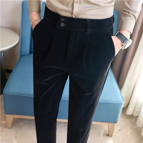 Pantalon de costume velours