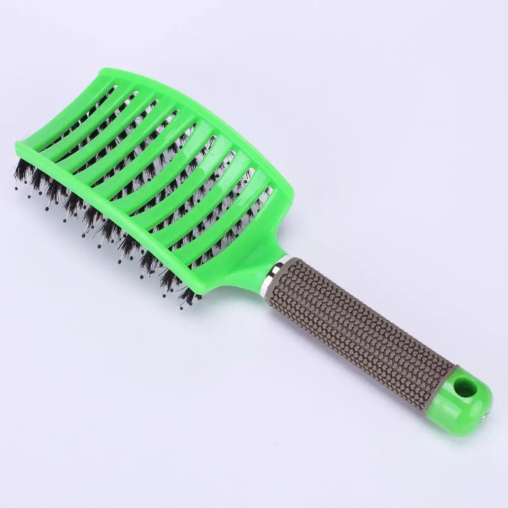 Brosse à cheveux bouclés .