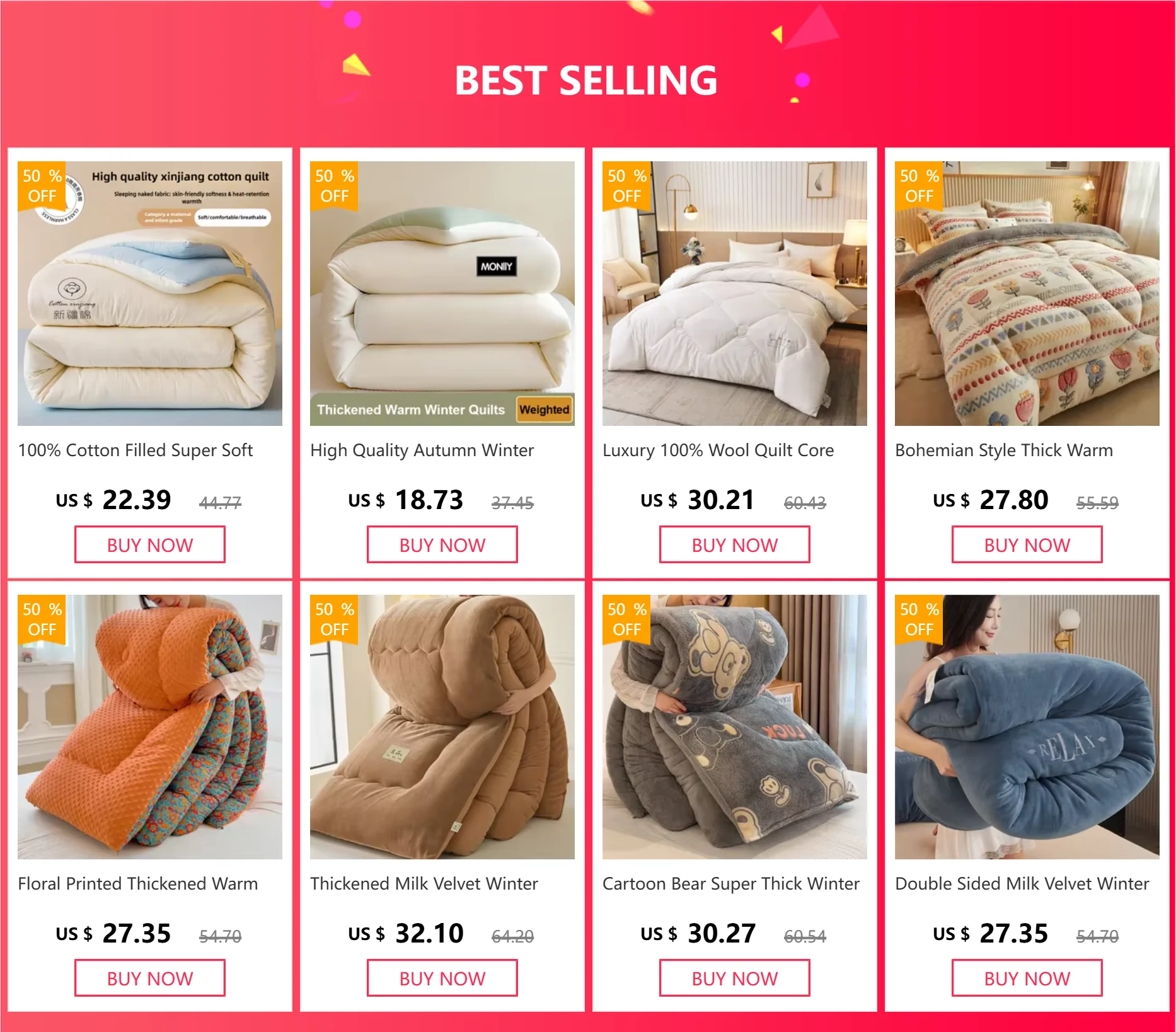 Thickened Milk Velvet Winter Warm Blanket for Bed Queen Size Soft Flannel Quilt Double-Sided Plush Single Double Thick Comforter