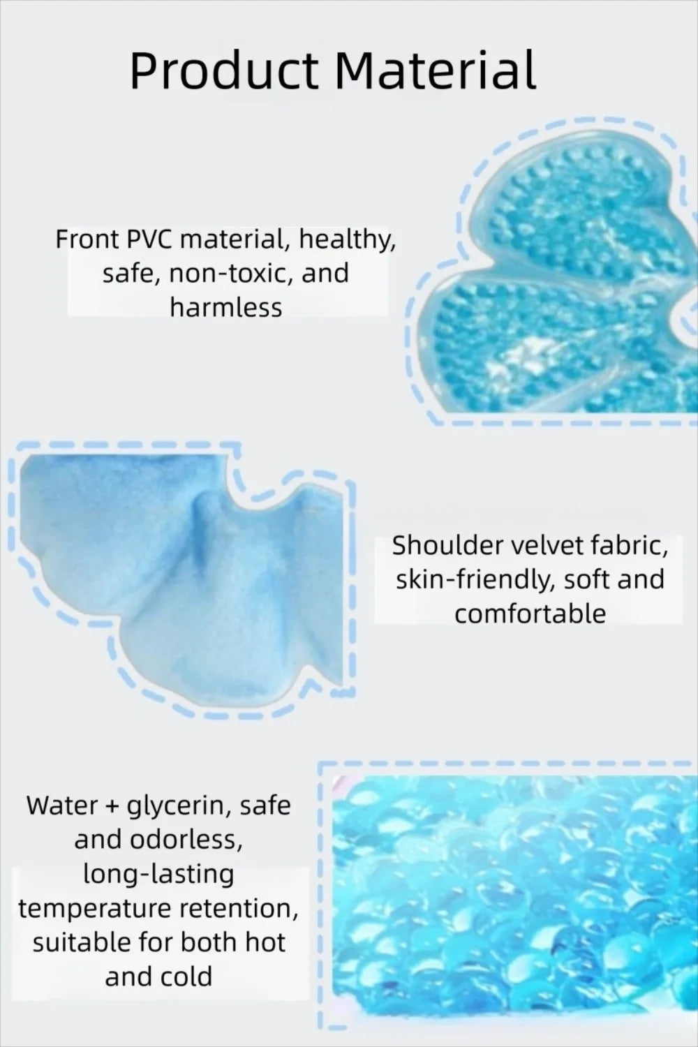 2pcs Petal Design Breast Therapy Pads Ice Compress Reusable Breastfeeding Gel Pads Ice Pack Pain Relief Patch