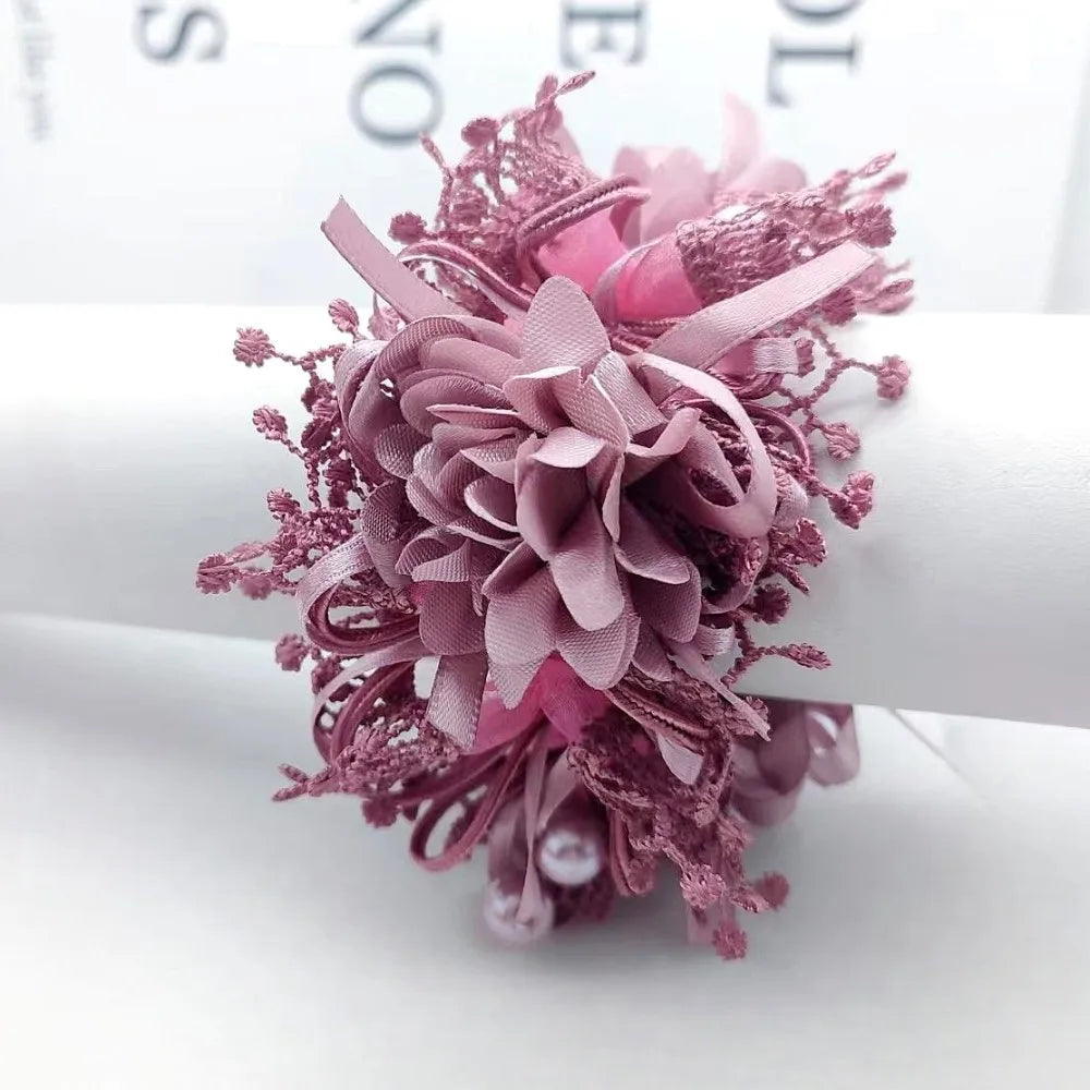 Élastique pour cheveux Fleur