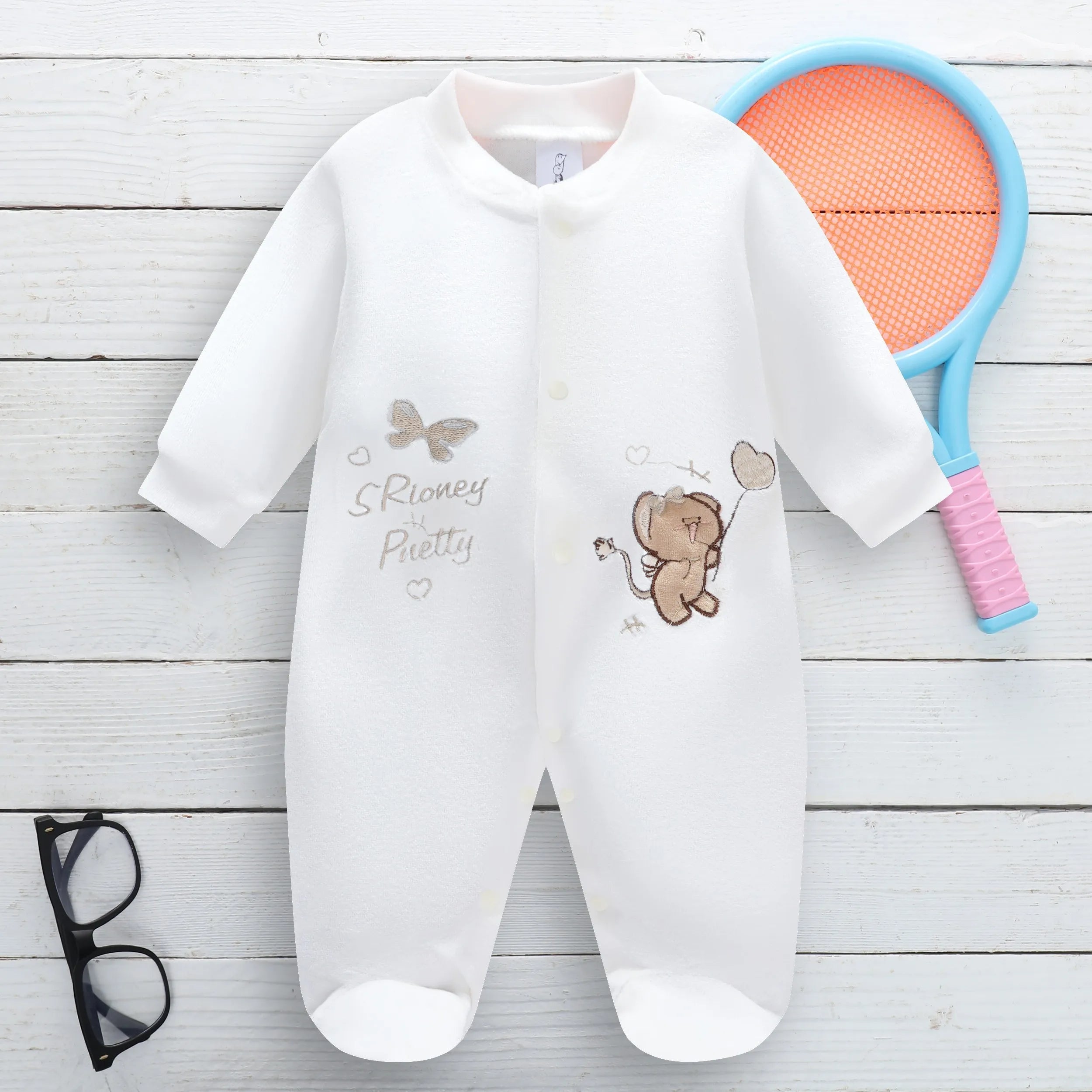 Baby Girl Clothes For Baby Clothes 0 To 12 Months Boys Clothing Newborn Baby Things Bodysuits One-pieces Cartoon Fleece Pajamas