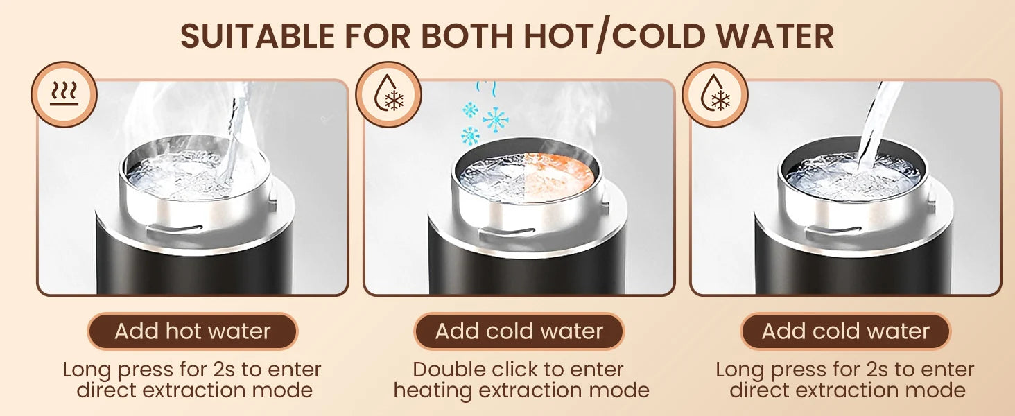 Wireless Electric Portable Espresso Coffee Machine for Car & Home Camping Coffee Maker 3-in-1 Capsule Powder Travel Coffee Maker